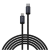Devia kabelis Gracious EC645 PD USB-C - Lightning 1,0 m 27W 3A juodos spalvos