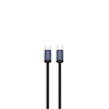 Devia kabelis Gracious EC646 PD USB-C - USB-C 1,0 m 60W 3A juodos spalvos