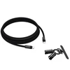 Devia kabelis lanyard 2in1 PD USB-C - USB-C 1,2 m 60W juodos spalvos