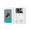 Devia automobilinis įkroviklis Extreme 115W 2x USB-C 1x USB juodos spalvos