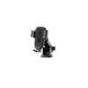 Devia automobilinis laikiklis EA497 with wireless inductive charger juodos spalvos 15W with suction cup