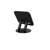 Skrzynkazdrewna Devia folding holder stand EL238 for laptop tablet rotating 360 aluminum juodos spalvos
