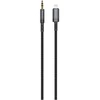 Devia kabelis audio Ipure EC619 Lightning - lizdas 3,5 mm 1,0 m juodas