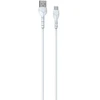 USB laidas Devia Kintone Type-C 1.0m baltas 5V 2.1A