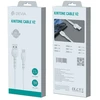 USB laidas Devia Kintone Type-C 1.0m baltas 5V 2.1A