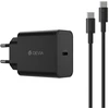 Devia sieninis įkroviklis Rocket PD 45W 1x USB-C baltas + laidas USB-C – USB-C