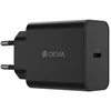 Devia sieninis įkroviklis Rocket PD 45W 1x USB-C juodas