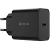 Devia sieninis įkroviklis Rocket PD 45W 1x USB-C baltas + laidas USB-C – USB-C