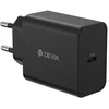 Devia sieninis įkroviklis Rocket PD 45W 1x USB-C baltas + laidas USB-C – USB-C