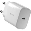 Devia Išmanusis kelioninis įkroviklis | 20W | PD | USB-C | su Lightning į USB-C kabeliu komplekte | baltas