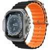 Devia apyrankė Deluxe Sport6 skirta Apple Watch 42mm/ 44mm/ 45mm/ 49mm juodos spalvos oranžinės spalvos