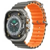 Devia apyrankė Deluxe Sport6 skirta Apple Watch 38mm/ 40mm/ 41mm pilkos spalvos oranžinės spalvos