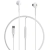 Devia laidinės ausinės Kintone A3 Digital USB-C baltos spalvos