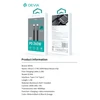Eaton Telforceone Devia Ultra3 usb-c PD 240W Metal Woven Flat Fast Charging Cable 1,5 m mėlynas