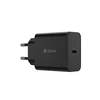 Devia laidinis įkroviklis Rocket PD 45W 1x USB-C juodos spalvos+ kabelis USB-C - USB-C