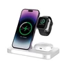 "Devia Smart 3in 1" belaidis įkroviklis 15W, baltas