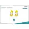 Digitus Patrikas - RJ-45-50 cm - SFTP - CAT 6A - geltona (KV-1644-A-005 / Y)