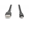 Digitus Kabelis USB DIGIT Lightning - USB-A 0.5 m Juodas (AK-600108-005-S)