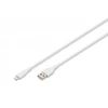 Digitus Kabelis USB DIGIT Lightning - USB-A 0.5 m Baltas (AK-600108-005-W)