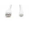 Digitus Kabelis USB DIGIT Lightning - USB-A 1 m Baltas (AK-600108-010-W)