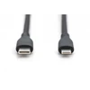 „Digitus Silicone USB-C - Lightning“ laidas, USB 2.0 60W, MFI sertifikuotas, 2m Juodas