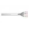 Assmann Electronic DIGITUS CAT 6A U-FTP patch cable raw ilgis 100 m popierinė dėžutė AWG 27/7 LSZH simplex spalvotas pilkas