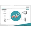 Assmann Electronic DIGITUS CAT 6 U-UTP patch kabelis PVC AWG 26/7 ilgio 1m spalvotas pilkas