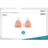 DIGITUS DK-1612-100 Premium CAT 6 UTP patch kabelis Ilgis 10.0m Spalvotas pilkas