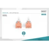 DIGITUS DK-1612-100 Premium CAT 6 UTP patch kabelis Ilgis 10.0m Spalvotas pilkas