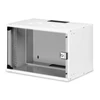 Digitus Spinta jungiama ir tinkle pakabinamas 19" 7U, SOHO PRO 370 x 540 x 400 mm, keliamoji galia 60kg, stiklinės durys, išlankstytas Pilkas