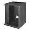 Spinta Digitus Rack Digitus 9 HE Wall Mounting unm. Pro Juodas
