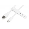 „Digitus Silicone“ USB-A - USB-C jungiamasis kabelis, USB 2.0 60W, 1m Baltas