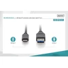 Assmann Electronic ASSMANN USB Type-C jungiamasis kabelis Type C iki AM/M 1,0m visas funkcijas Gen2 3A 10GB 3.1 Version CE bl
