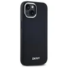 DKNY DKHMP15SPSCMCLK Apple iPhone 15 6.1" dėklas telefonui juodos spalvos Plain Logo MagSafe