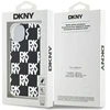 DKNY DKHCP15MHDLCEK Apple iPhone 15 Plus 14 Plus 6.7 inch juodos spalvos kietas dėklas IML Checkered Mono Pattern