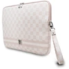 DKNY Dėklas kompiuteriui DKCS14PVSHLP 14″ rožinės spalvos Checkeraudonos spalvos Pattern Printed Stripes