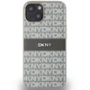 Apple iPhone 13 / 14 / 15 DKNY odinis dėklas Mono Stripe & Metal Logo (DKHCP14SPRTHSLE) beige