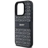 Apple iPhone 14 Pro Max DKNY odinis dėklas Mono Stripe & Metal Logo (DKHCP14XPRTHSLK) juodos spalvos