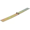 DMX Anglinis profilis Z 400x45x1.5 mm, žalvario spalvos