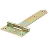 DMX Gate hinge ZB 200x45x90x3.0 mm steel, brass-plated