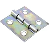 DMX Eņģe ZS 20x17x0.5 mm, plieno spalva, 10 vnt./kompl.,