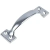 DMX Durų rankena UNB 120 cinkuota 120x33x1.3mm