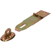 DMX Lankstas su užraktu ZZK 50, 130 x 50 x 45 x 2,0 mm, geltonai cinkuotas