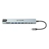 Prijungimo stotis Blitzwolf BW-TH5 10in1 USB-C (sidabrinė)