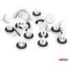 Durų ir bagažinės apmušimo smeigių rinkinys su gumine tarpine 20 mm 20 vnt. amio-05041