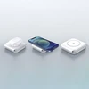 Dudao A11N 15W 3in1 indukcinis įkroviklis - Baltas + USB-C / USB-C laidas