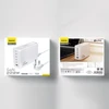 Dudao A228EU GaN įkroviklis 1x USB-A 4x USB-C PD 228W - baltos spalvos