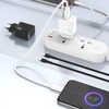 Dudao A26T GaN 25W USB-A, USB-C įkroviklis – baltos spalvos