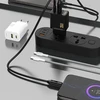 Dudao A27MaxCEU PD QC 35W USB-A USB-C sieninis įkroviklis su USB-C laidu – juodas