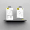 Dudao A27STEU 25W GaN USB-A sieninis įkroviklis su USB-A - USB-C laidu - Baltas
